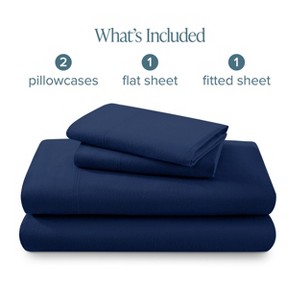 100% Cotton Flannel Sheet Set by Bare Home - 1 of 4