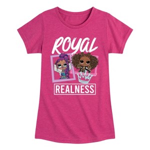 Girls' - LOL Surprise! - Royal Realness Fitted Short Sleeve Graphic T-Shirt - 1 of 4