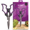 Ototo Elizabat Bat Kitchen Scissors Stainless Steel Cooking Scissors Black - 2 of 4