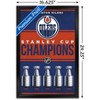Trends International NHL Edmonton Oilers - Champions 23 Framed Wall Poster Prints - 3 of 4