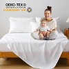 Boersma win Flat Sheets Only, 1 Pack Soft Brushed Microfiber Bedding Sheets for Hotel, Massage, Dorm, Bulk Top Flat Sheets Only Twin Size ,White - 2 of 4
