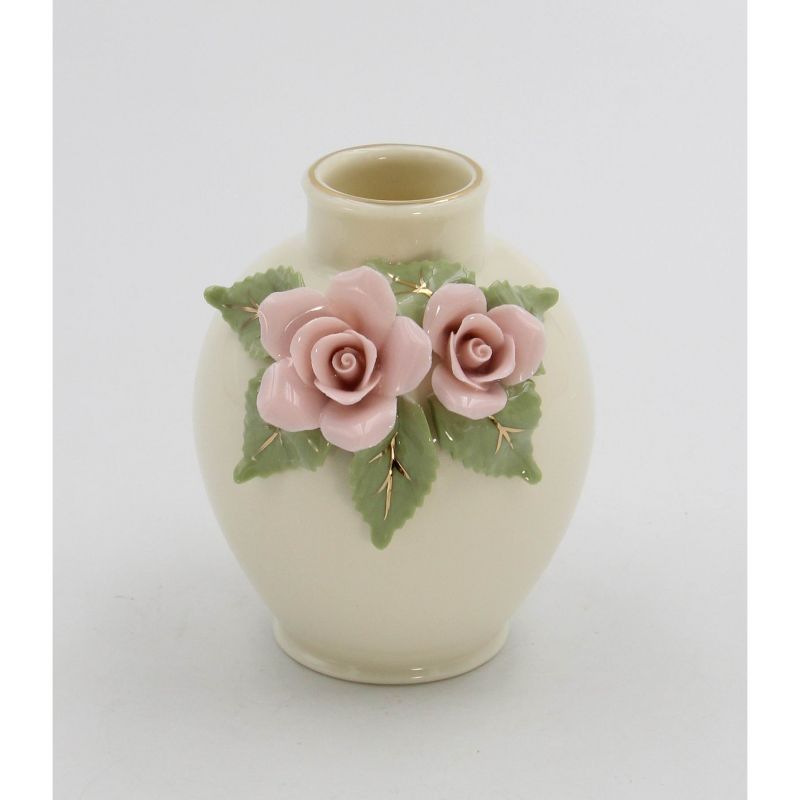 Kevins Gift Shoppe Mini Size Ceramic Rose Flowers Vase, 1 of 5