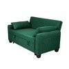 NicBex Convertible Sofa Bed Couch with Adjustable Back & Pillows,Oversized Upholstered Sleeper Sofa for Living Room,Bedroom - 4 of 4