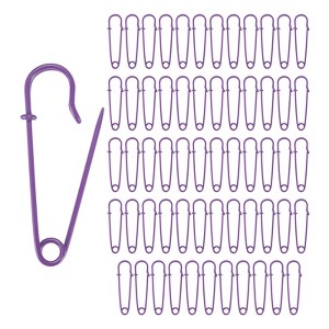 Unique Bargains Spring Lock Blanket Bulk Pins Fashion Clothes Sewing 60 Pcs - 1 of 4
