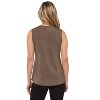 Rekucci Women's Soft Jersey Knit Sleeveless Tank Top – Casual & Versatile Everyday Wear - 3 of 3