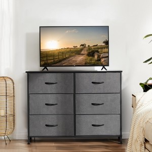 ALEXOUN Drawers Dresser with for Bedroom,with Fabric Drawers and Metal Frame,Storage Tower Organizer for Closet, Kids Room, Living Room - 1 of 4