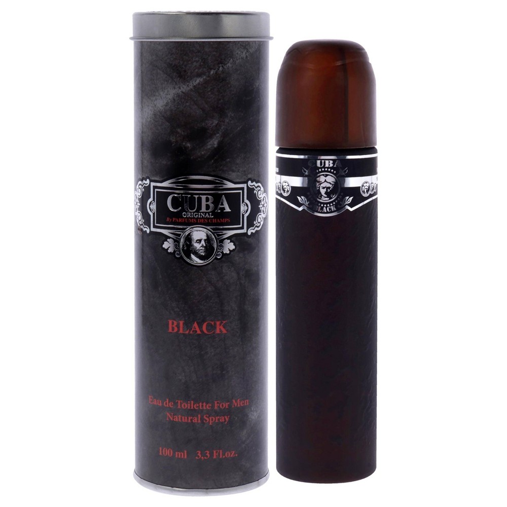 Cuba Black Men's EDT Spray - 3.3 fl oz