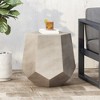 Maggift Patio End Tables Accent Side End Table for Outdoor and Indoor, Garden, Backyard Use, Special Design, Gray, 20.5"*18.5"*18.75" - 2 of 4