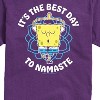 Men's - SpongeBob SquarePants - The Best Day To Namaste Short Sleeve Graphic T-Shirt - 2 of 4
