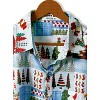HAPPY BAY Men's Christmas Tree Hawaiian Shirts Short Sleeve Button Down Shirt Mens Vacation Gifts Shirts Casual Aloha Shirts for Men - 3 of 4