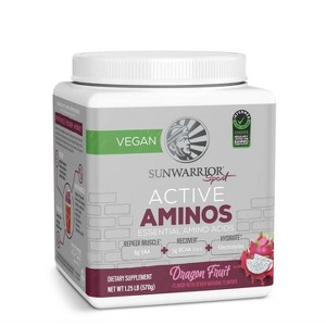 Active Essential Amino Acids, Repair Muscle, Recover & Hydrate,  Sunwarrior, Dragon Fruit Flavor, 30 Servings - 1 of 4