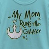 Girl's Star Wars: A New Hope Mother's Day Mom Runs Galaxy T-Shirt - 2 of 4