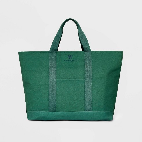 Dark Green Tote Bag 