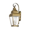 Livex Lighting Exeter 3 - Light Wall Light in  Antique Brass - 3 of 4