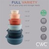 COOK WITH COLOR WIDE MIXING BOWLS WITH LIDS 12 PIECE MULTI - 3 of 4