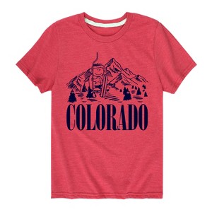 Boys' - Peanuts - Colorado Charlie Brown Short Sleeve Graphic T-Shirt - 1 of 4