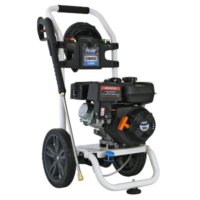 Pulsar W31H19 3,100 PSI Gas Powered Pressure Washer with Ergonomic Spray Gun, EZ Start Pump Valve, and Onboard Detergent Tank, Black