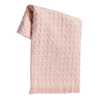 tagltd Blush Wellbeing Waffle Hand Towel Cotton Kitchen Towel for Everyday Use 30x20 Inches Machine Washable