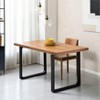 MH London Margeaux 60" Solid Wood Rectangle Dining Table with Trestle Legs - 2 of 4
