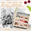 Children Toy Storage Cabinet Set,Nursery Organizer with HDPE Shelves and 14 Bins,Console Bookshelves for Bedroom Living Room-Baofuwish - 2 of 4