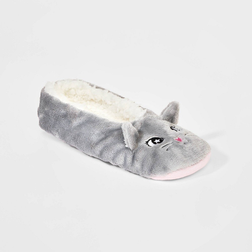 Size XS/S Kids' Cat Slipper Socks - Cat & Jack XS/S, One Color