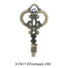 Unique Bargains Curtain Holdbacks Mini Crown Hooks Zinc Alloy 3.74"x2.36" 1Pair - 3 of 4