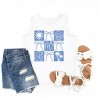 The Juniper Shop Nautical Checkered Coquette Youth Tank Top - 2 of 4