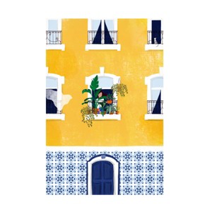 Canvas Wall Art - Maja Tomljanovic  'Lisbon' Wall Art for Living Room, Bedroom, or Office Décor by Trademark Fine Art - 1 of 4