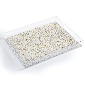 Ninola Design Winter Stars Holiday Acrylic Tray - Deny Designs - 1 of 4