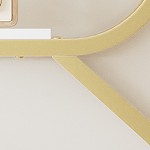 gold frame + white board