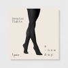 Women's Flat Knit Fleece Lined Tights - A New Day™ - 2 of 2