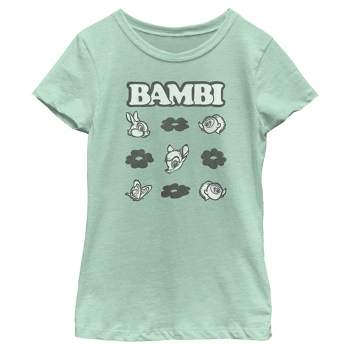 Girl's Bambi Friends Square T-Shirt