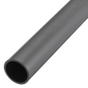 Unique Bargains High Impact Water Plumb Cable Sleeve PVC Rigid Round Pipes 20" Length - 1 of 4