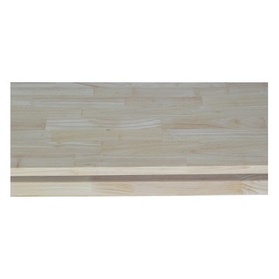 Unfinished Parawood Trestle Dining Bench