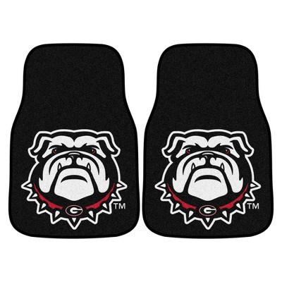 NCAA Georgia Bulldogs Carpet Car Mat Set - 2pc