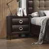 24" Tablita Nightstand Dark Merlot - Acme Furniture: Modern Design, Wood Frame, Space Saver - 2 of 4
