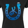 Women's - Barbie - Ken Horseshoe Juniors Fitted Graphic T-Shirt - 2 of 3