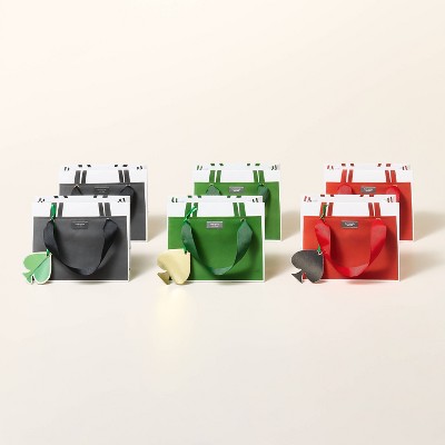 Set of 6 Mini Favor Gift Bags Black/Green/Red - kate spade new york x Target