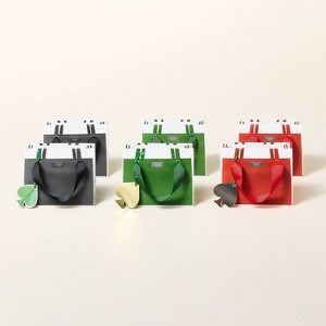 Set of 6 Mini Favor Gift Bags Black/Green/Red - kate spade new york x Target - 1 of 4