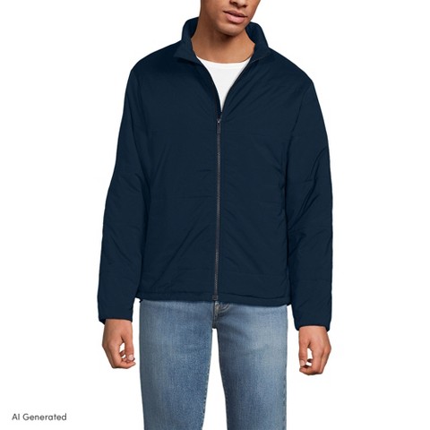 Lands' End Men's WanderFree Insulated Jacket - Medium - Radiant Navy