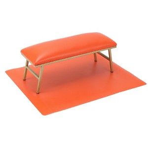 Unique Bargains Non-Slip Arm Rest for Nails Tech with Nail Table Mat 1 Set - 1 of 4
