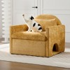 Aukfa Chenille Cat Couch w/ Pet Tunnel – Removable Cushion & Free Toy  High-Density Foam, Washable Cover – Cat-Friendly Furniture for Living Room - 2 of 4