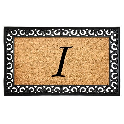 Calloway Mills 104132436I Gabriel Monogram Doormat 24 In. x 36 In. (Letter I)