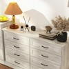 FUFU&GAGA Light - toned Wood - grain Drawer Cabinets: Custom Combinations, Ample Storage for Home - 3 of 4