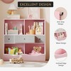 Kids Bookshelf and Bookcase Toy Storage Multi Shelf with Cubby Organizer Cabinet and Drawers for Boys Girls, for Children'S Room, Playroom, Hallway - 3 of 4