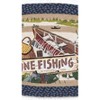 Earth Rugs Gone Fishing Oval Accent Tread – Country Farmhouse Style 20"x30" - 3 of 3