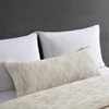 Kenneth Cole New York Chenille Pillow Cover Chenille Ivory/Mink Brown 14X36 - 4 of 4