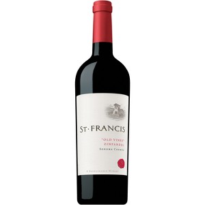 St. Francis Old Vines Zinfandel Wine - 750ml Bottle - 1 of 4