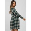 PinkBlush Forest Green Plaid Knit Maternity Dress - 3 of 4