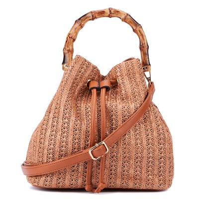 Olivia Miller Women's Richie Satchel Bag - COGNAC